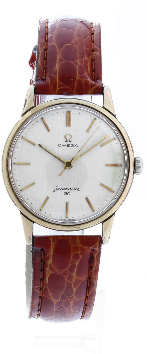 Omega Seamaster 30 Silver/Leather Ø35 