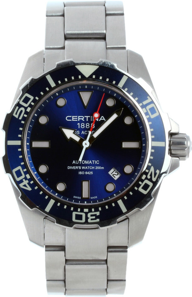 certina diver blue