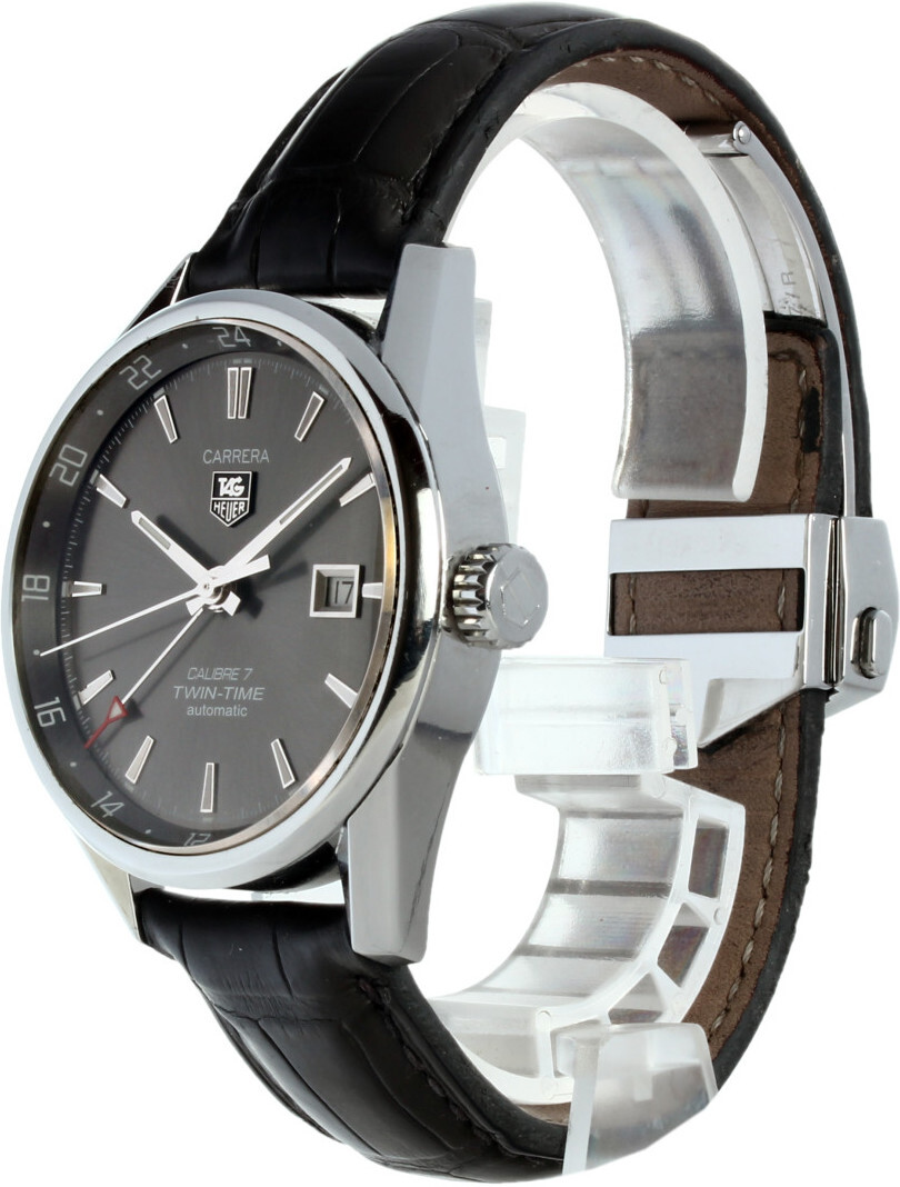 WAR2012.FC6326 TAG Heuer Carrera Grey/Leather Ø41 mm USED € 1.620