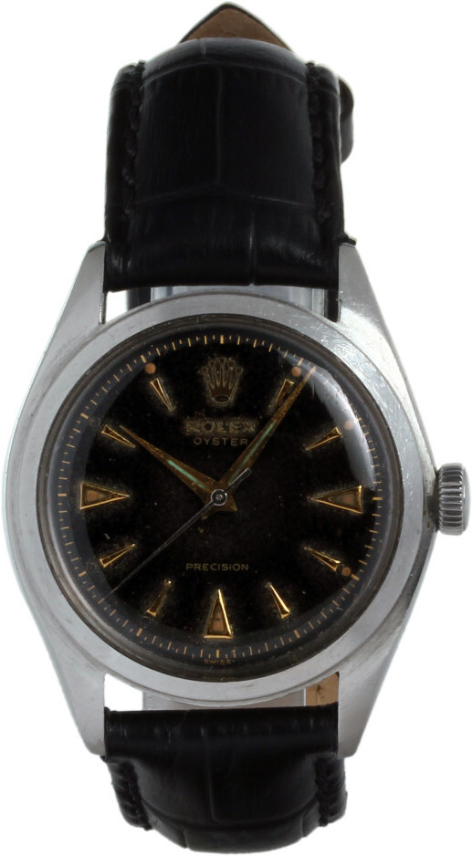 6024 Rolex Oyster Black/Leather Ø36 mm USED Price € 1.500