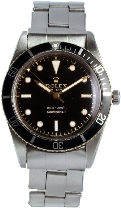 6204 Rolex Submariner Black/Steel Ø38 
