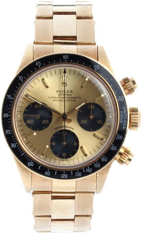 6263 Rolex Daytona Yellow Gold Gold Plated O37 2 Mm Used 58 0