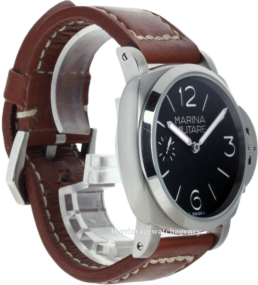 6497 Marina Militare Black Leather O47 mm USED Price 1.400