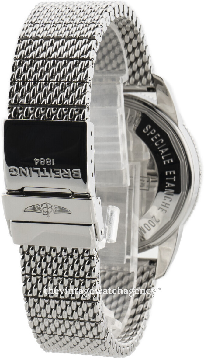Lot 3203F Breitling Watch Mesh Bracelet 22MM 154A  Baer  Bosch  Auctioneers